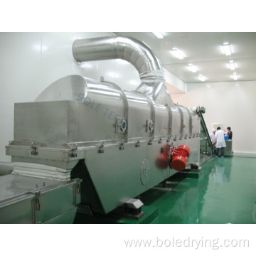 Bread crumbs vibration fluidized bed dryer machine